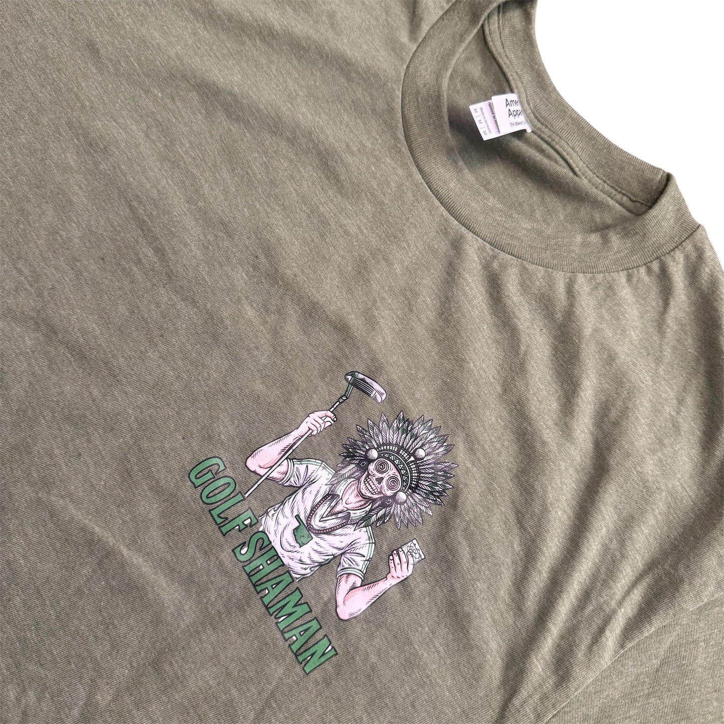 Golf Shaman Golf Green Shirt