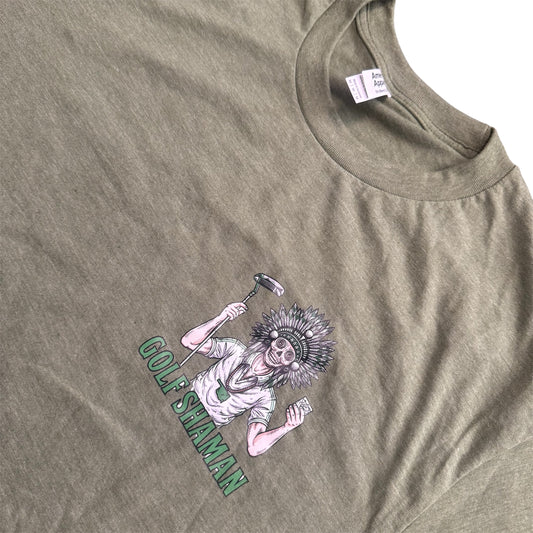 Golf Shaman Golf Green Shirt