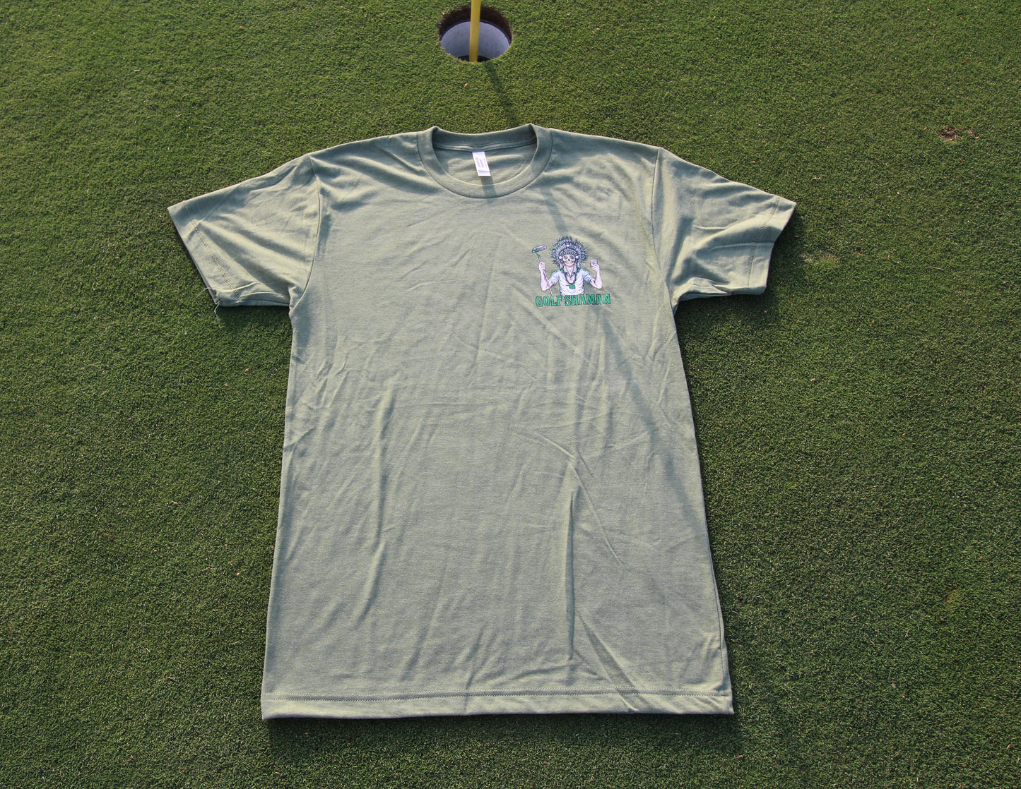 Golf Shaman Golf Green Shirt